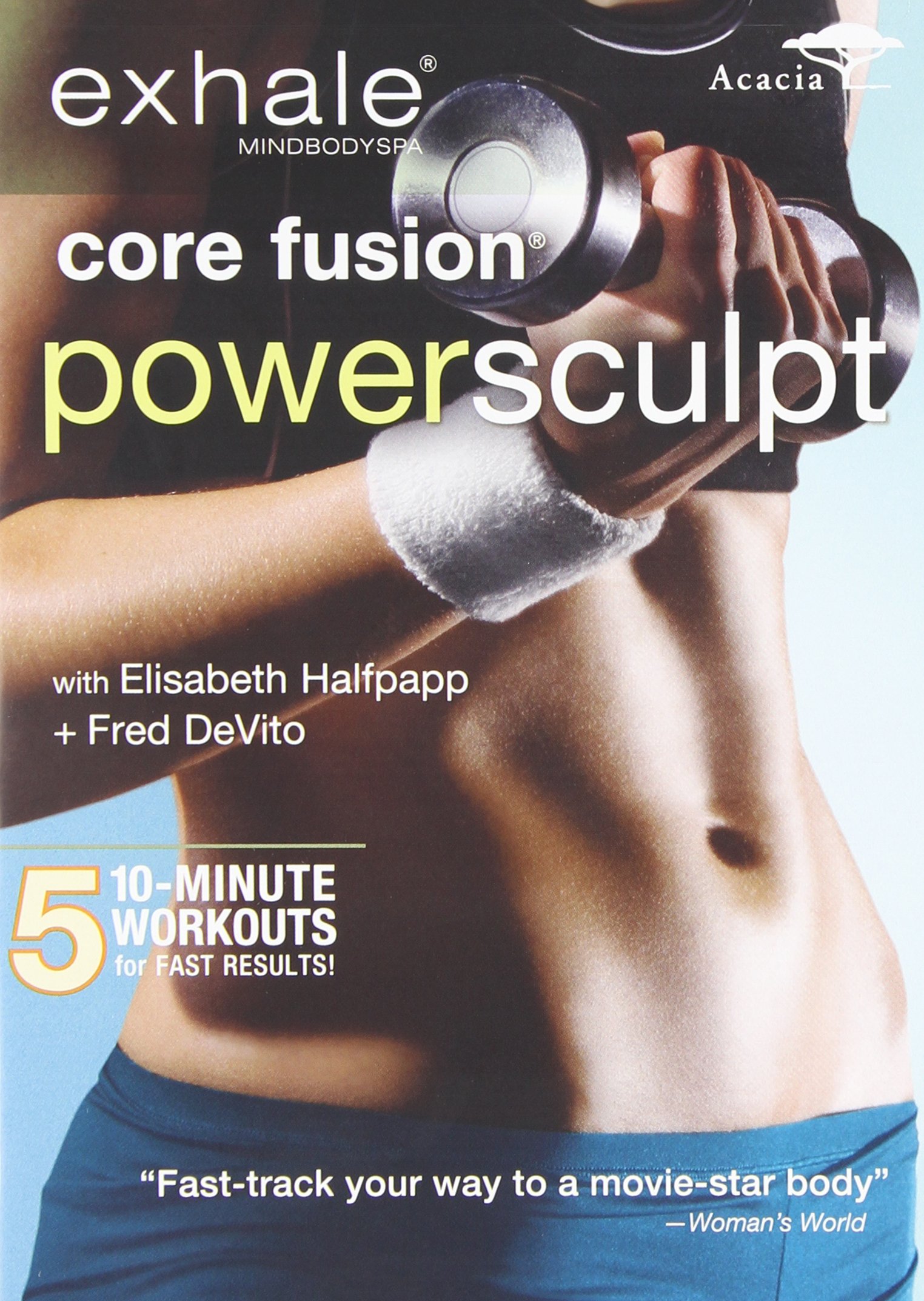 EXHALE: Core Fusion Power Sculpt - High-Intensity Workout DVD for Weight Loss & Toning | Perfect for Home Fitness & Core Strengthening