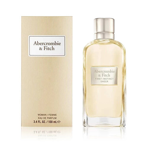 Abercrombie & Fitch First Instinct Sheer Eau de Parfum for Women - 100ml Floral Fruity Perfume | Daytime Wear, Date Night, Office & Special Occasions