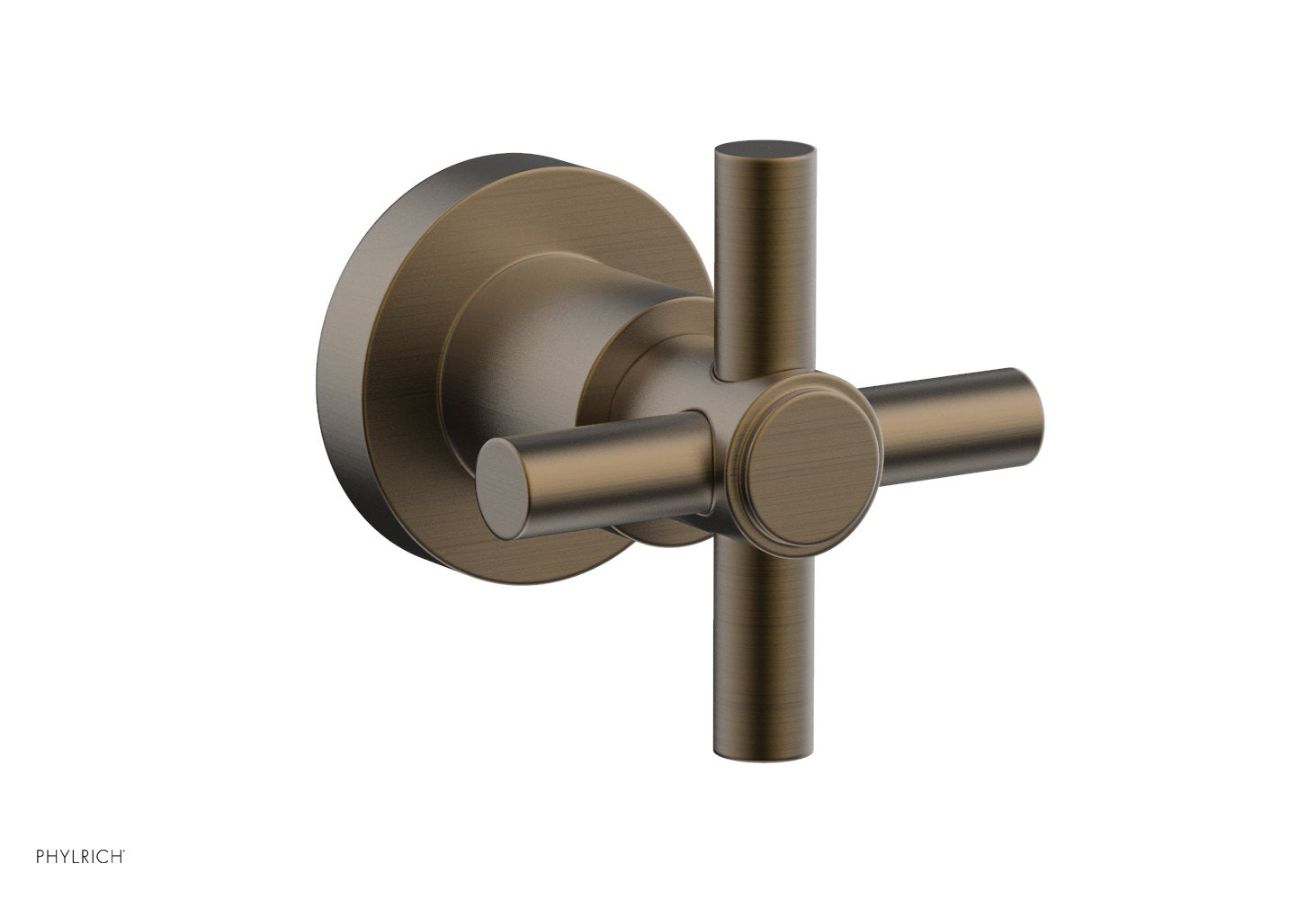 BASIC Volume Control Diverter Trim - Tubular Cross Handle D2PV134A for Bathroom & Shower Faucet Installation | Perfect for Home Renovation & Plumbing Projects