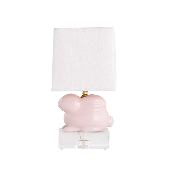 Cute Bunny Night Light - Pink Blush LED Desk Lamp for Kids Room, Nursery, Bedroom Decor | Perfect for Bedtime, Reading & Relaxation