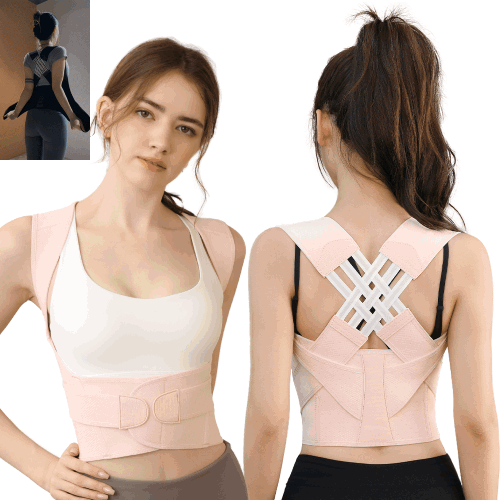 Adjustable Posture Corrector Belt for Men & Women - Back Support Brace for Pain Relief & Spinal Alignment - Ideal for Office Work, Driving & Daily Activities