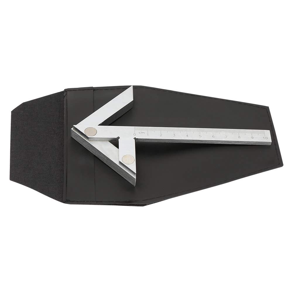 Pipe Center Finder Tool - 100x70mm Precision Cylinder Centering Gauge for Accurate Angle Measurement - Perfect for Plumbing, Framing, and Metalworking Projects