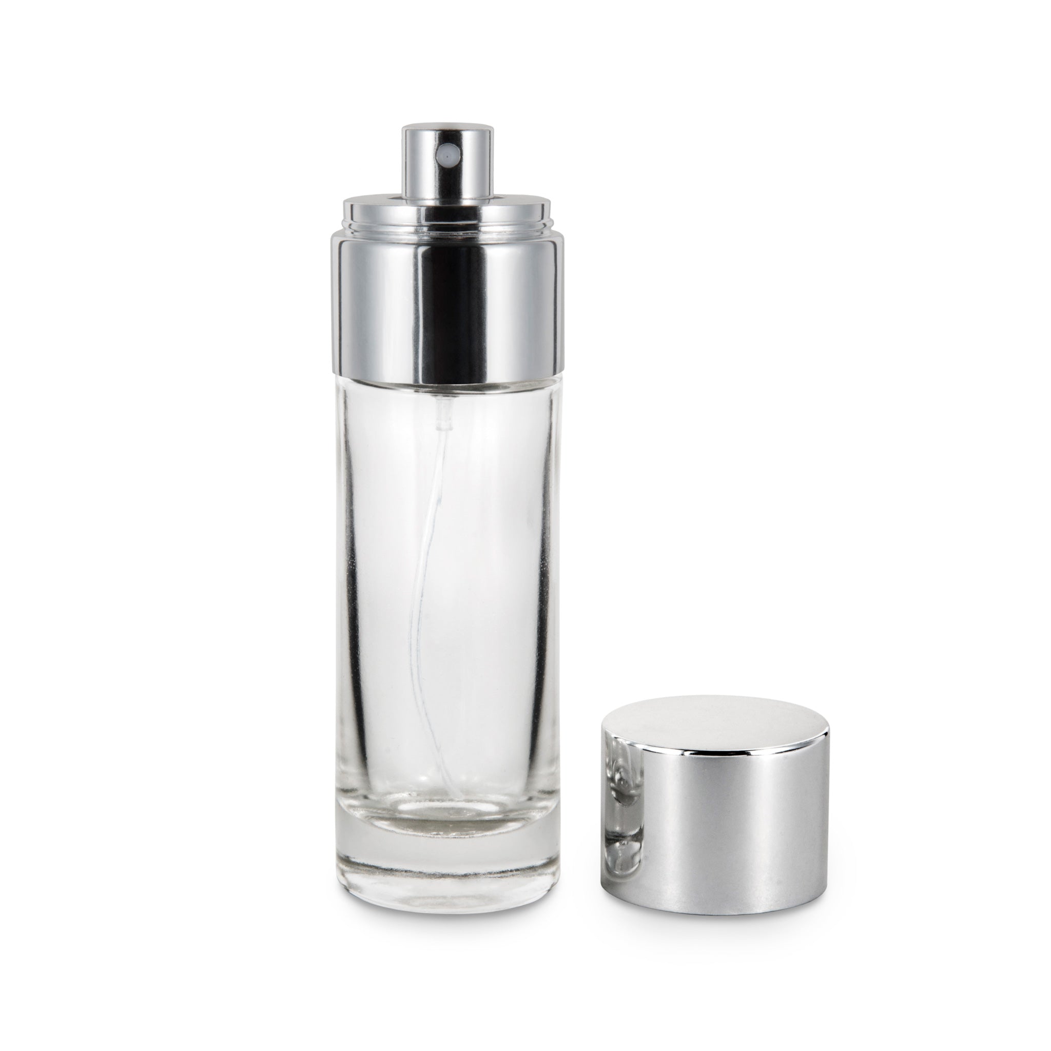 50ml (1.7oz) Glass Atomizer Bottle - Premium Fine Mist Sprayer for Perfume, Essential Oils & DIY Skincare - Perfect for Travel, Home & Beauty Products