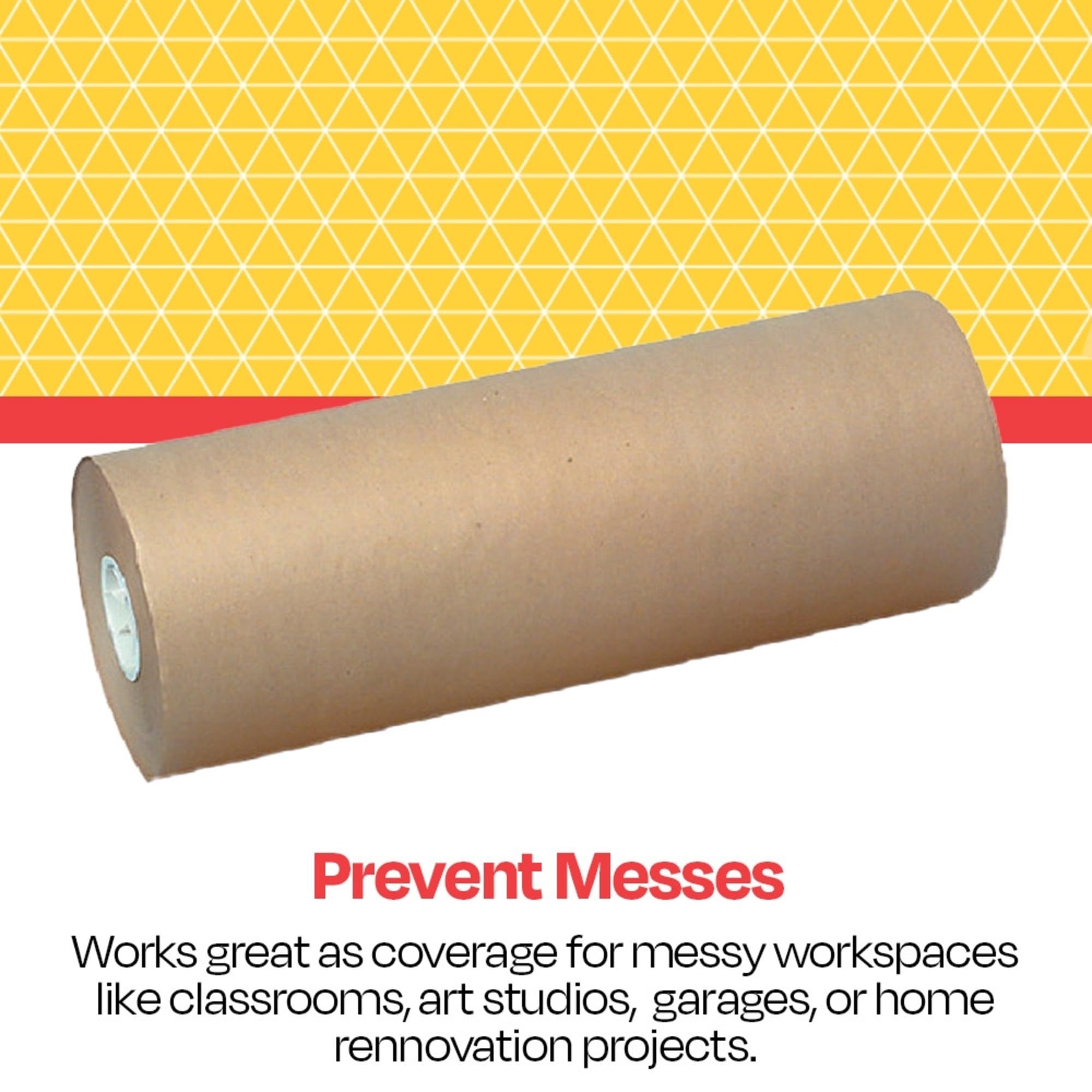 School Smart Heavy Duty Butcher Kraft Paper Roll - 40 lbs, 48