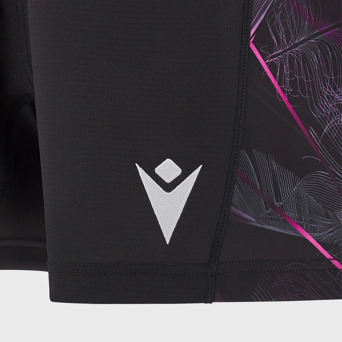 Macron Ospreys Men's Home Rugby Shorts 2024-25 | Breathable Quick-Dry Rugby Shorts for Training & Match | Perfect for Rugby Players & Fans