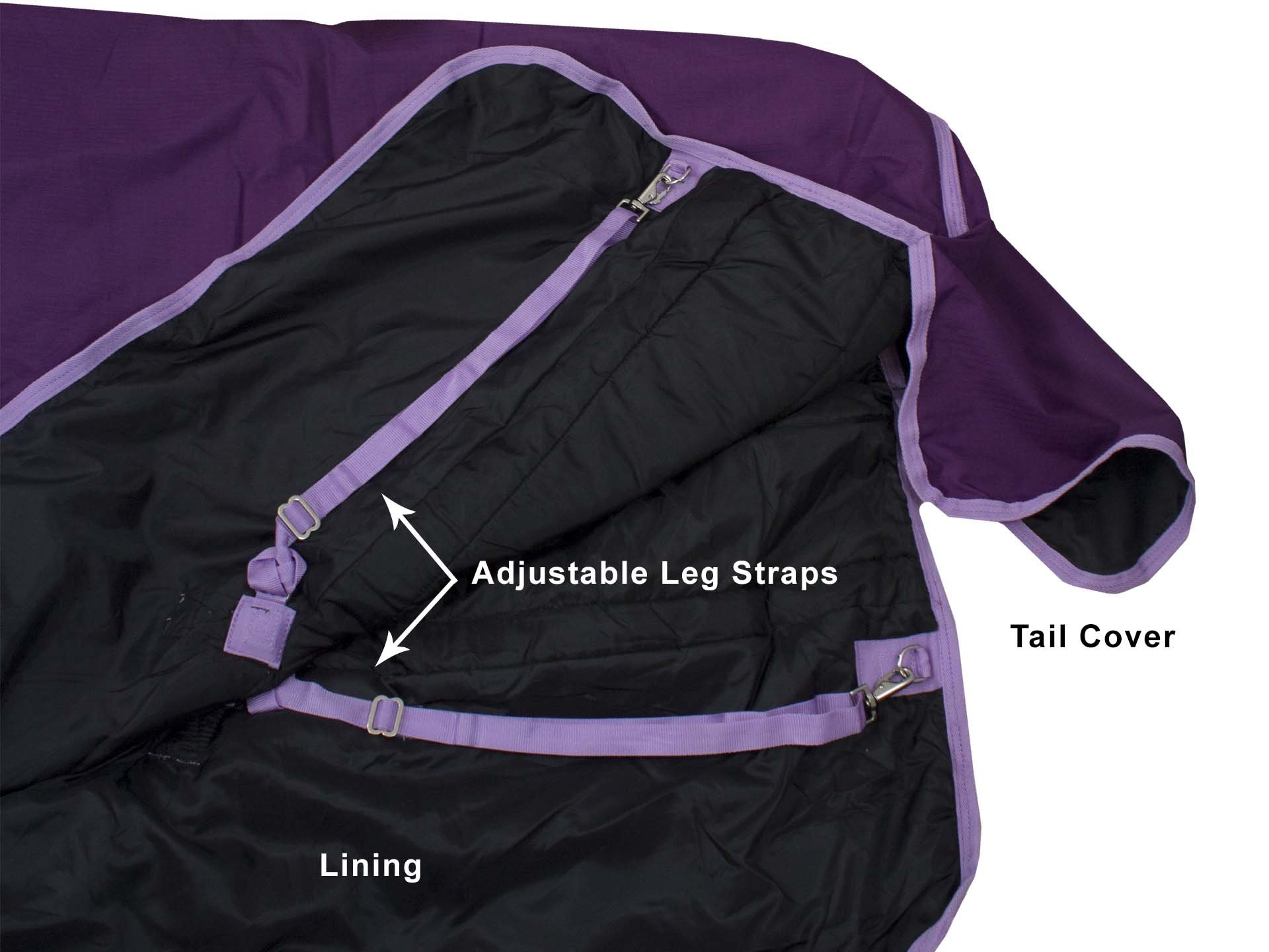 Derby Originals Classic 600D Ripstop Waterproof Winter Horse Turnout Blanket - 250g Medium Weight for Cold Weather Protection | Ideal for Stables, Riding, and Outdoor Horse Care