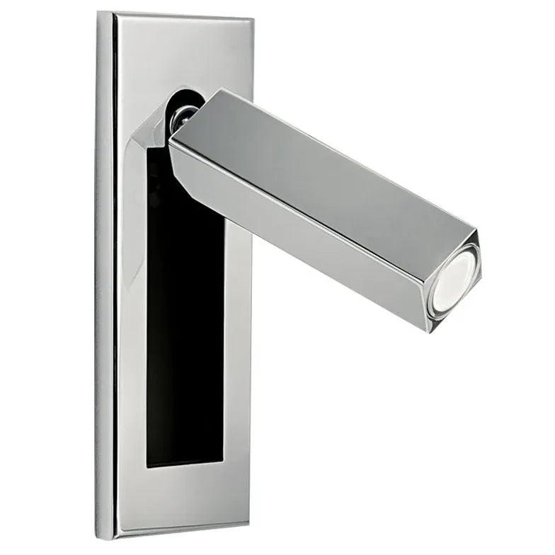 Rectangular Warm White Black Spotlight for Bedroom - Dimmable LED Wall Light for Living Room, Hallway & Home Decor