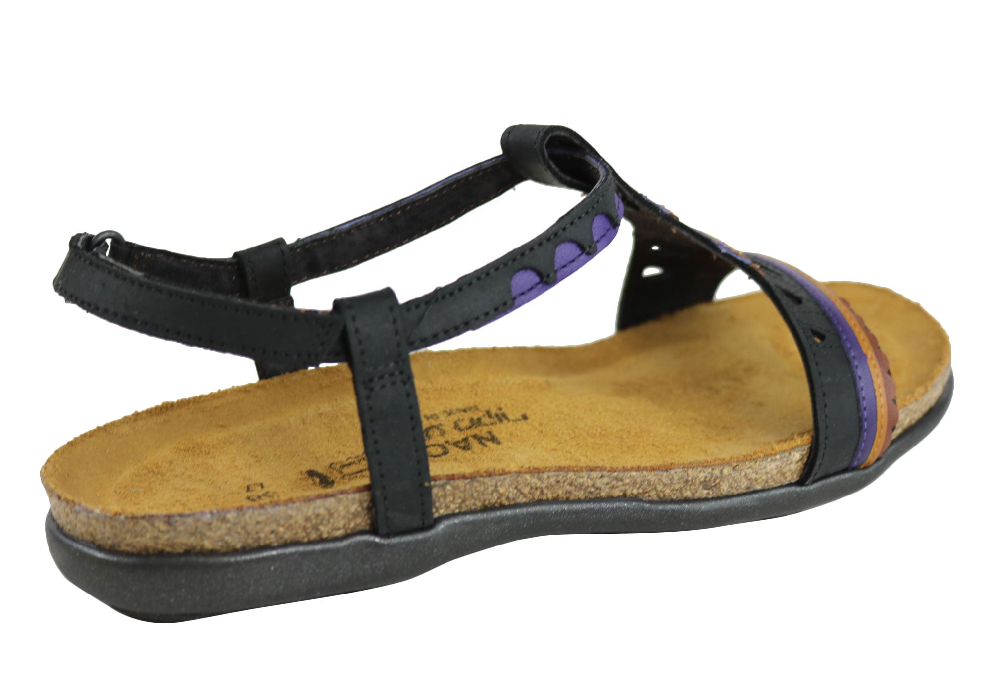 Naot Odelia Women's Comfortable Cushioned Supportive Leather Flat Sandals - Perfect for Walking, Travel & Summer Outfits