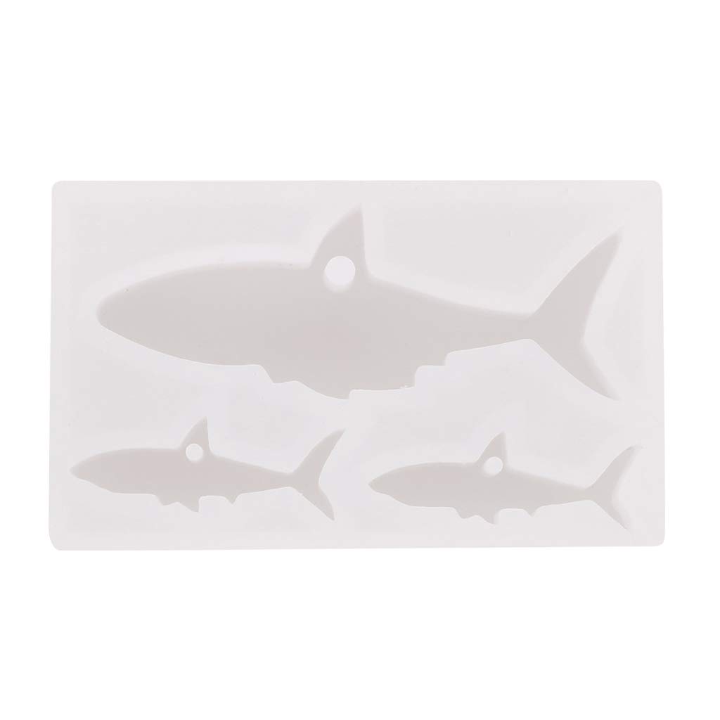 Premium Silicone Shark Resin Mold for DIY Epoxy Crystal Casting - Handmade Craft Decorations & Art Making Tools - Perfect for Jewelry, Keychains, and Home Decor Projects