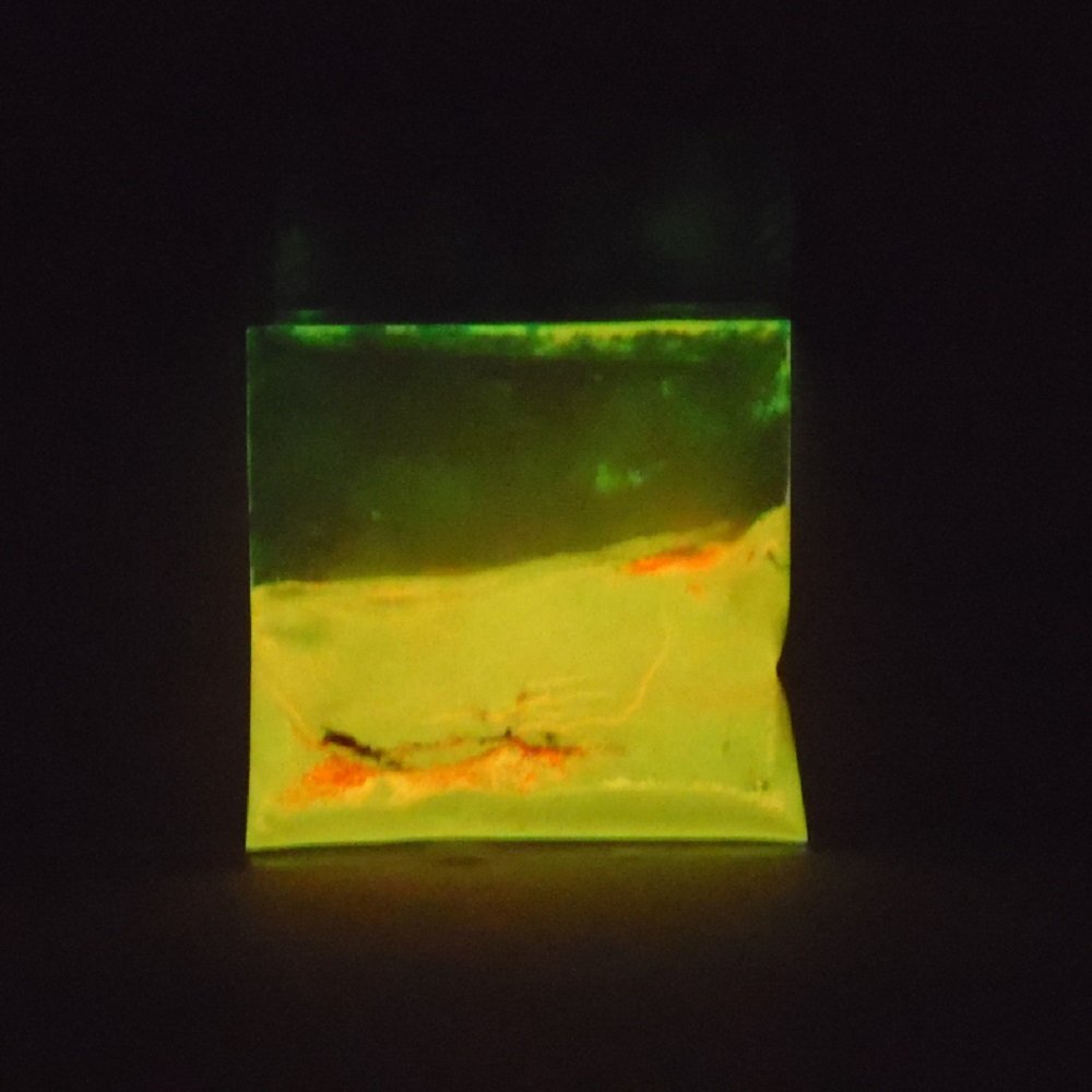 Glow in The Dark Powder - Daytime Visible Orange Pigment (1 Pound) for DIY Crafts, Halloween Decor & Nighttime Safety