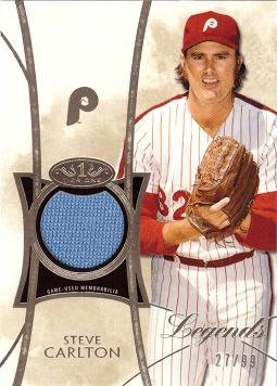 Steve Carlton Game Worn Jersey Baseball Card - Limited Edition 99 - Collectible for Sports Fans