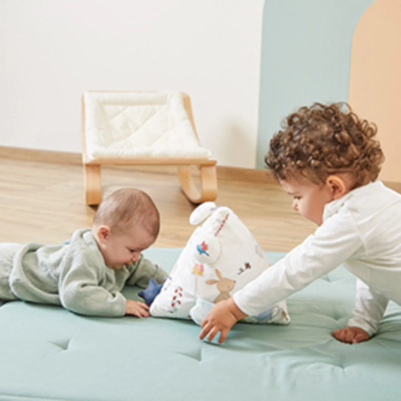 Montessori Fabric Sound Activity Triangle - Sensory Toy for Babies & Toddlers - Early Learning Developmental Toy for Home, Daycare & Playroom