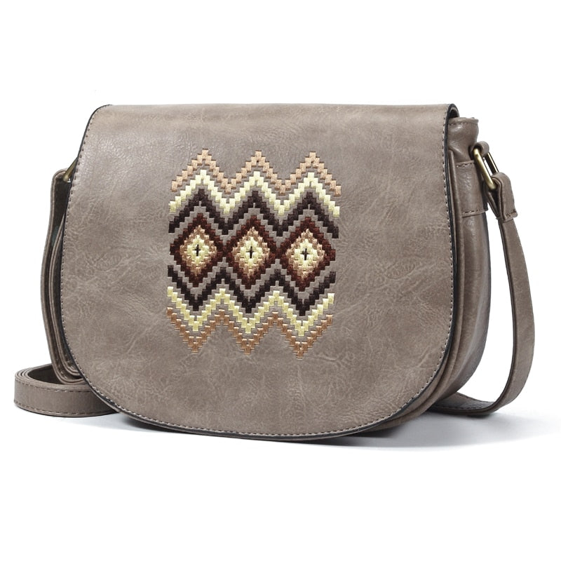 Vintage Shoulder Bag for Women - Retro Leather Crossbody Purse - Fashionable Handbag for Casual Outings, Travel & Everyday Use