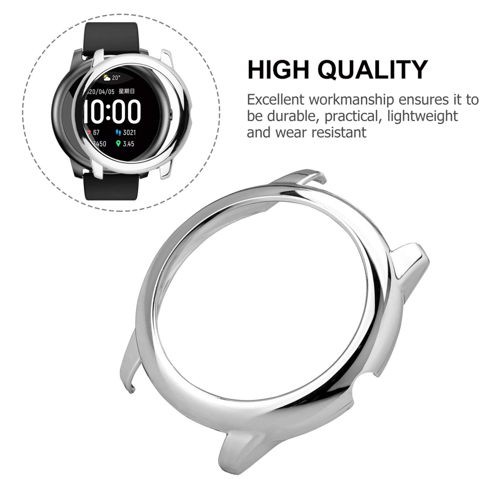 Hemobllo Watch Protective Case - Shockproof Cover for Smartwatches, Fitness & Work