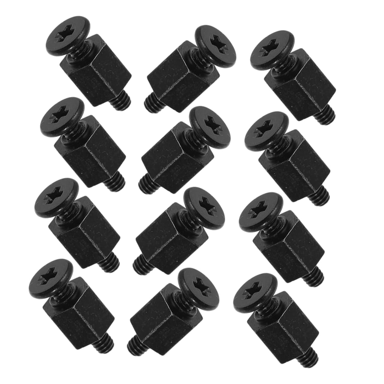 24 Pcs Laptop Motherboard Screws Set - Durable Iron Mounting Screws for Computer Motherboards, Convenient Repair & Maintenance Kit for Laptop Desktops