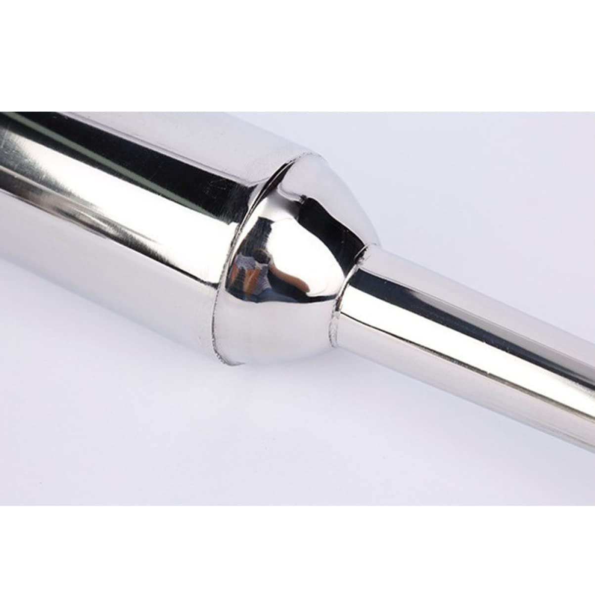 BESTonZON Stainless Steel Sausage Stuffer Funnel - Manual Handheld Meat Filler Tube for Salami & Sausage Making - Perfect for Home Kitchen, BBQ, and Food Processing