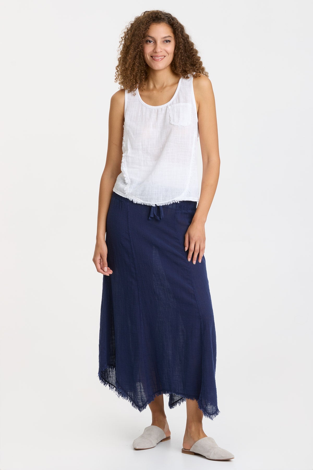 Zuri Gauze Skirt - Flowy Boho Maxi Skirt for Women | Perfect for Beach Vacations, Summer Outfits & Music Festivals