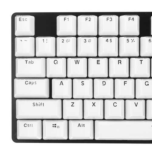 ELEMENT 104-Key Ice Crystal Keycaps - Translucent RGB Backlit Keycaps for Mechanical Gaming Keyboards - Perfect for Gaming, Typing & Custom Keyboard Builds