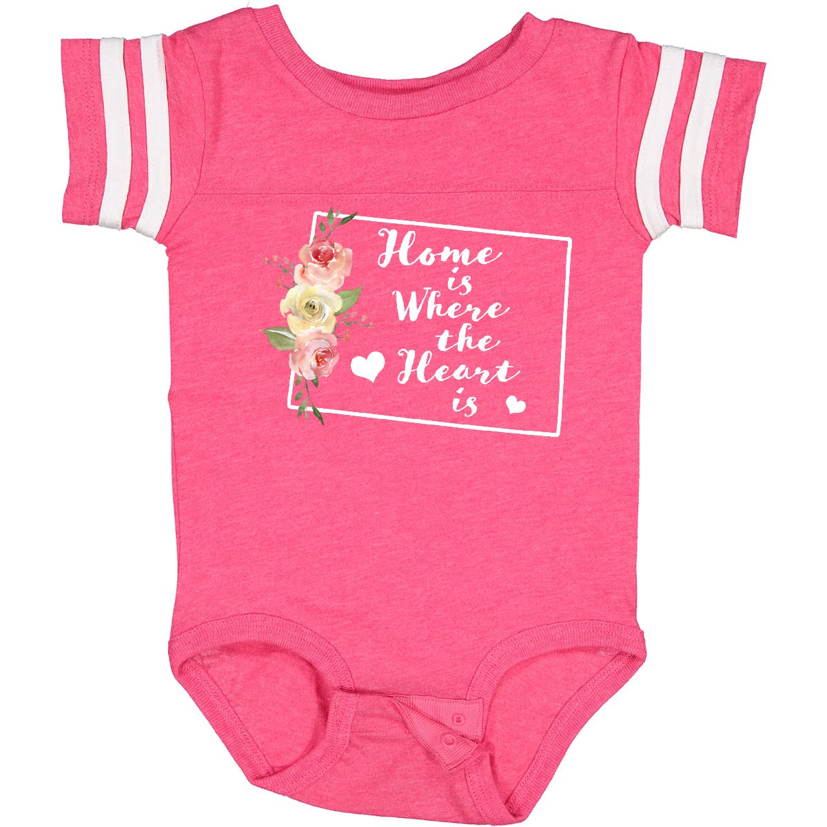 Inktastic Colorado Home is Where The Heart is Watercolor Baby Bodysuit - Soft Cotton Infant Onesie for Newborns, Boys & Girls - Perfect for Family Photos, Holidays & Everyday Wear