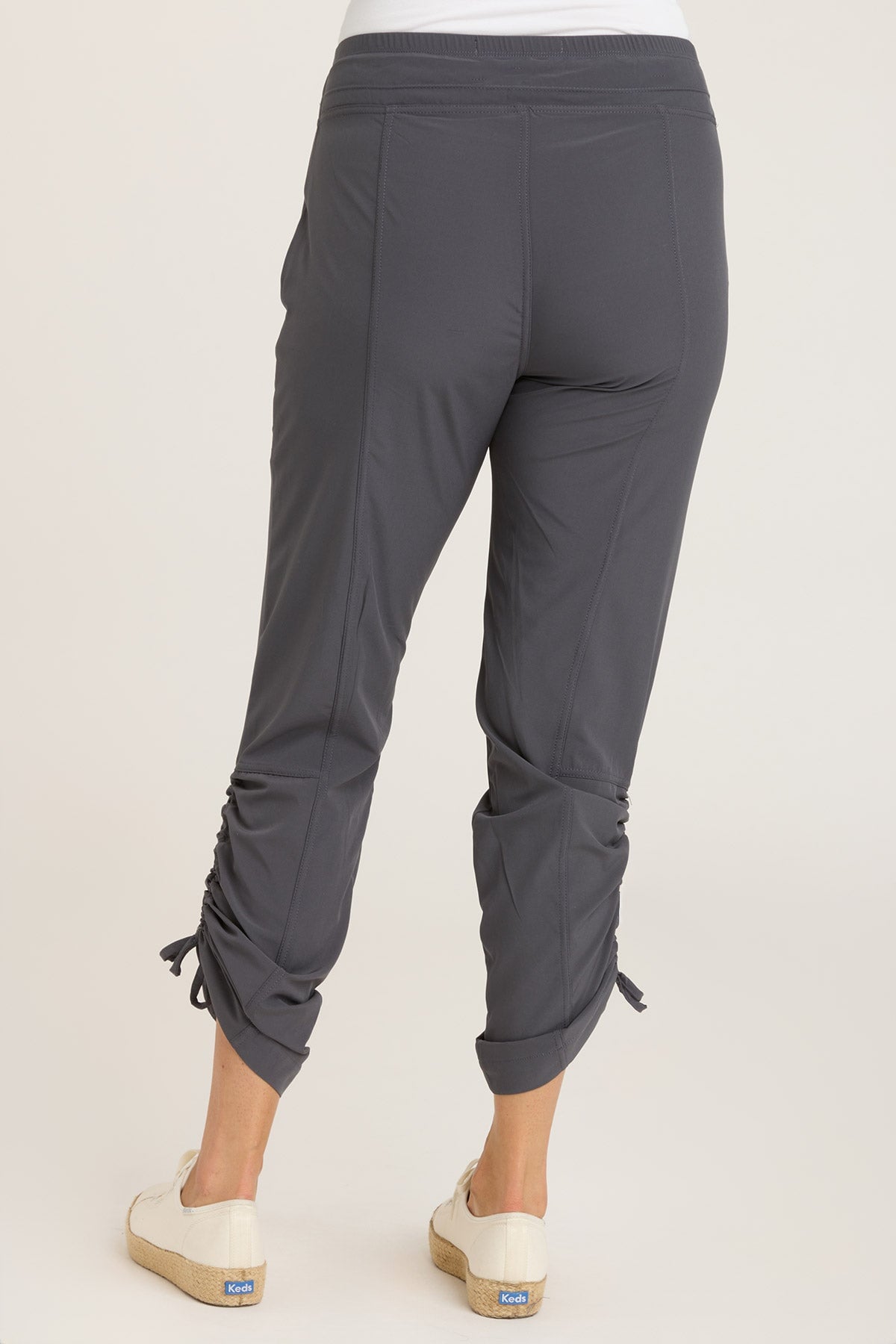 Runyon Men's Casual Pants - Charcoal Gray Slim Fit Stretch Comfortable Trousers for Work, Travel & Everyday Wear