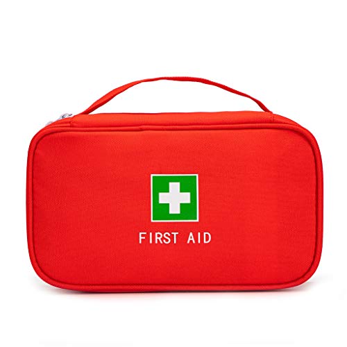 Red With Handle Green Print