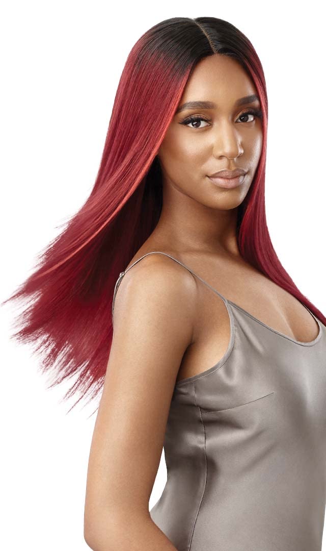Outre Mytresses 100% Unprocessed Human Hair HD Lace Front Wig - CASSINA (Natural Brown) | Custom Colored, Breathable & Natural Looking | Perfect for Daily Wear, Cosplay & Special Occasions