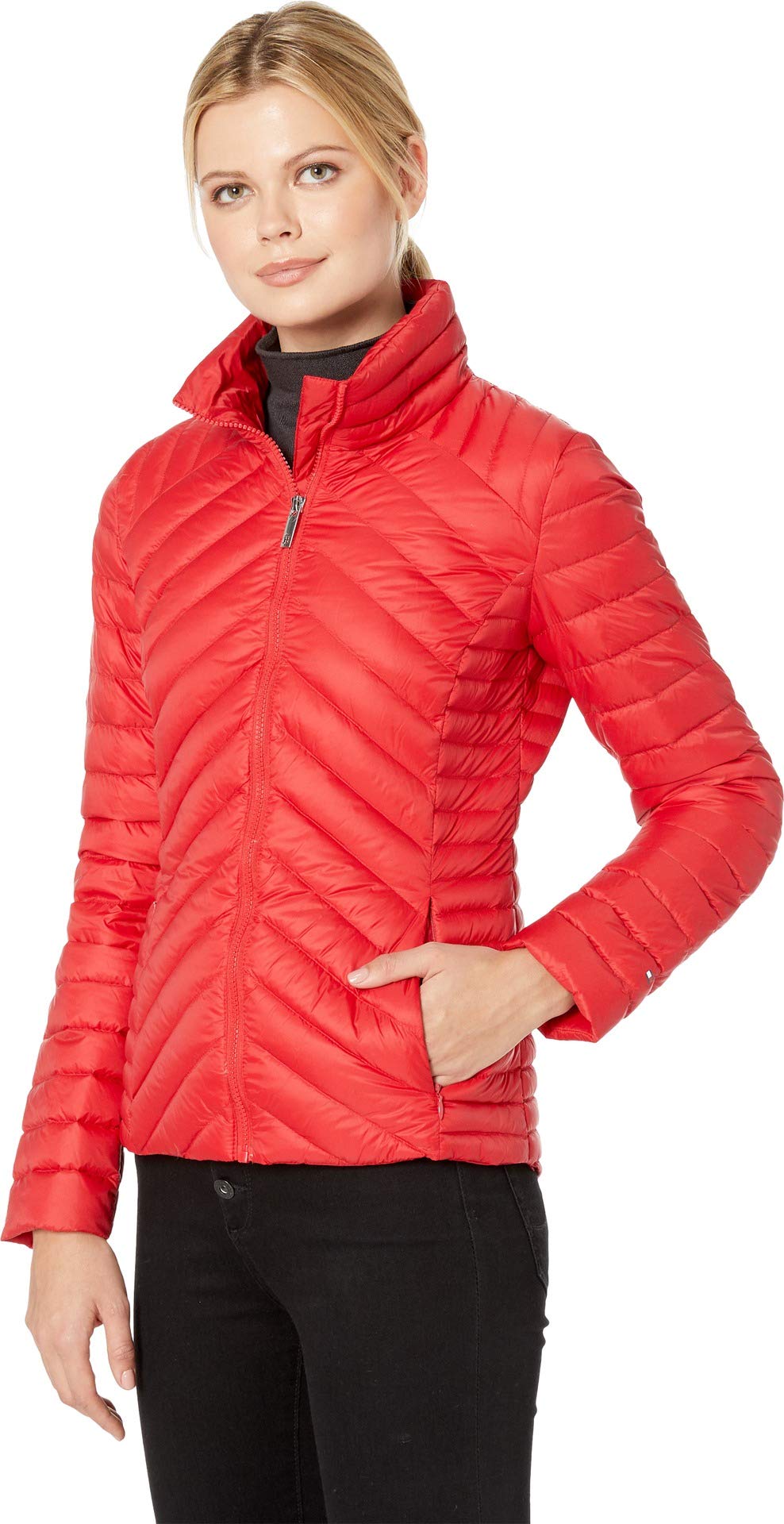 Tommy Hilfiger Women's Classic Short Packable Jacket - Lightweight Waterproof Windbreaker for Travel, Hiking & Outdoor Activities