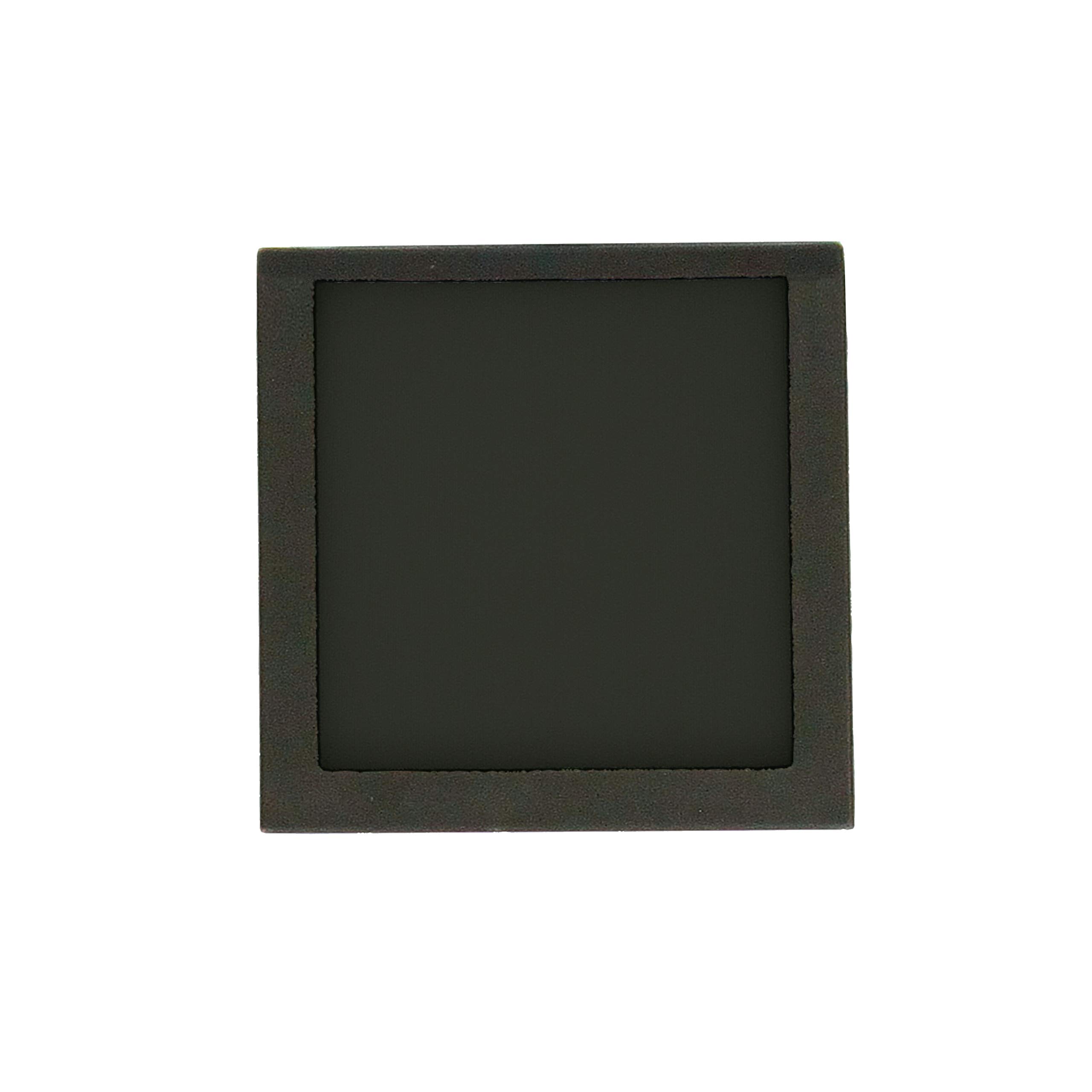 Techko Outdoor Solar Lights Wall Sconce - Single-Directional Modern Contemporary Design, Waterproof IP65, 12+ Hours Battery Life [1-Pack Black] - Perfect for Patio, Garden, Pathway, and Porch Lighting