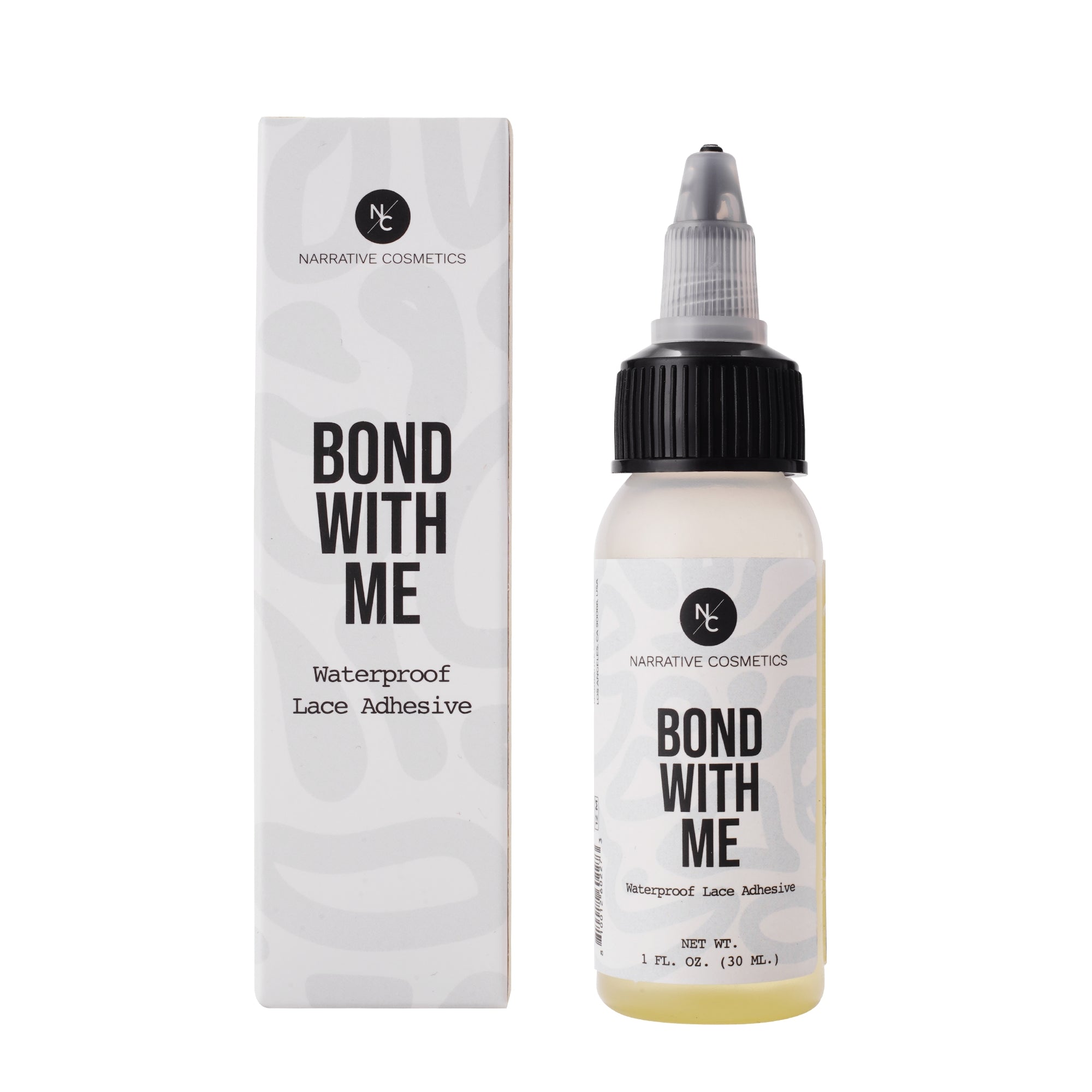 Strong Hold Waterproof Lace Adhesive Glue - 1 Fl. Oz. for Wigs, Hairpieces & Extensions - Secure All-Day Wear for Cosplay, Theater & Daily Use