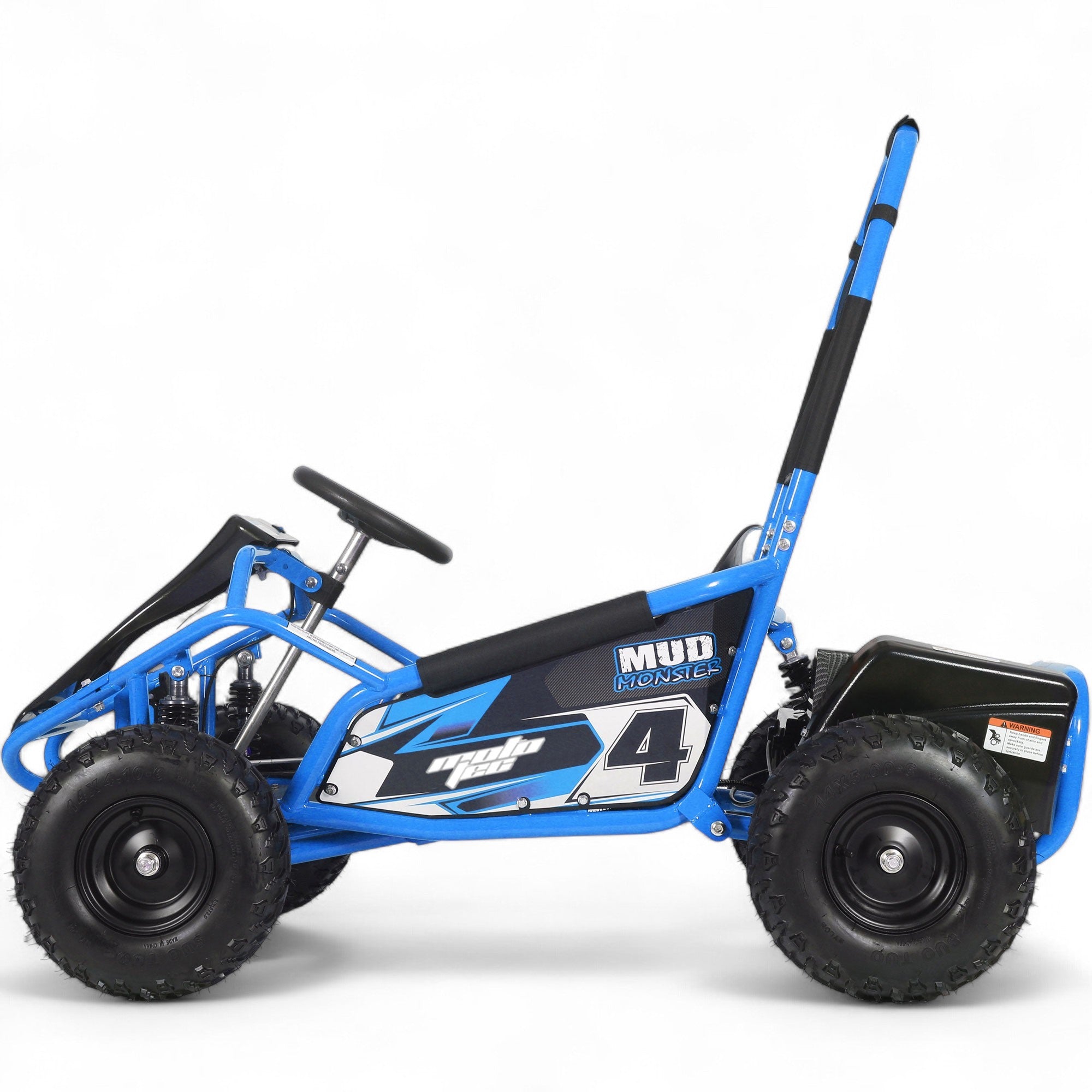 MotoTec Mud Monster Kids Electric 48V 1000W Go Kart - Off-Road Adventure Vehicle for Children's Outdoor Play & Backyard Racing