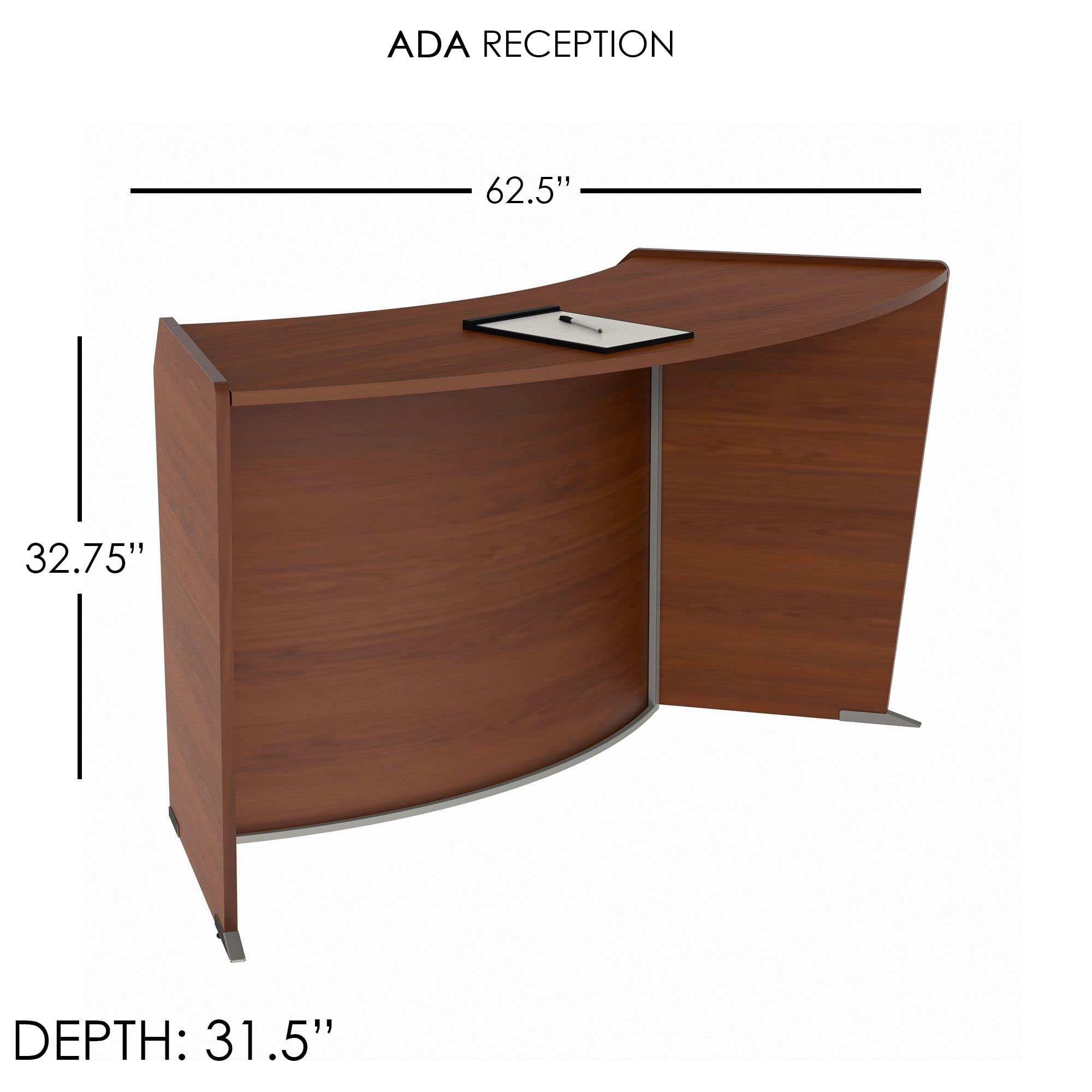 Linea Italia Modern Office Reception Desk - 63