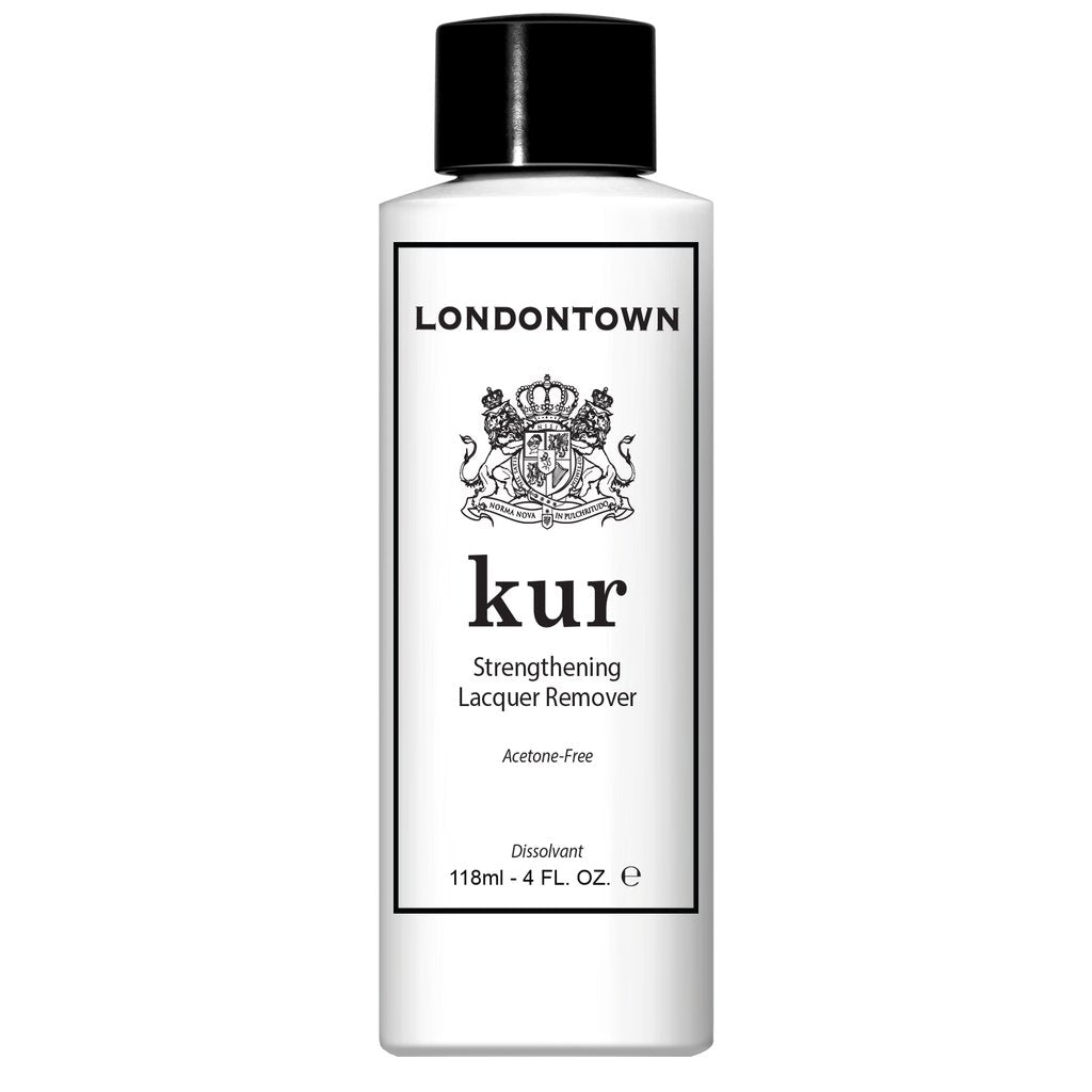 Kur Nail Strengthening Lacquer Remover - 4 fl oz (118 ml) for Healthy Nails - Perfect for Salon & At-Home Manicures