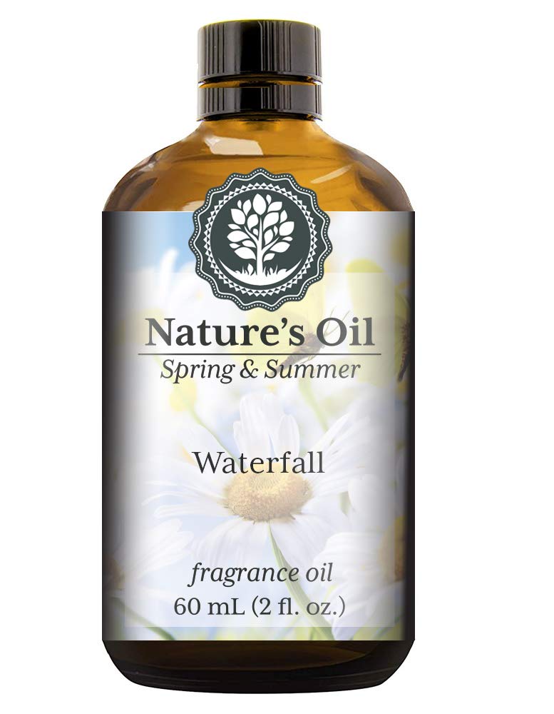 Waterfall Fragrance Oil (60ml) - Premium Scent for Aromatherapy Diffusers, Handmade Soap, Candles, Lotions | Home Fragrance, Linen Spray, Bath Bombs & DIY Slime | Relaxing Spa & Home Decor Essential