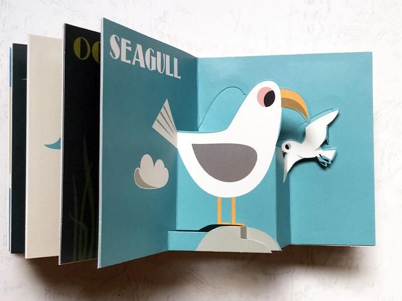 Pop Up Ocean Book by Ingela P. Arrhenius - Interactive 3D Children's Pop-Up Book About Marine Life | Perfect for Kids' Bedtime Stories, Classroom Learning & Gift Giving