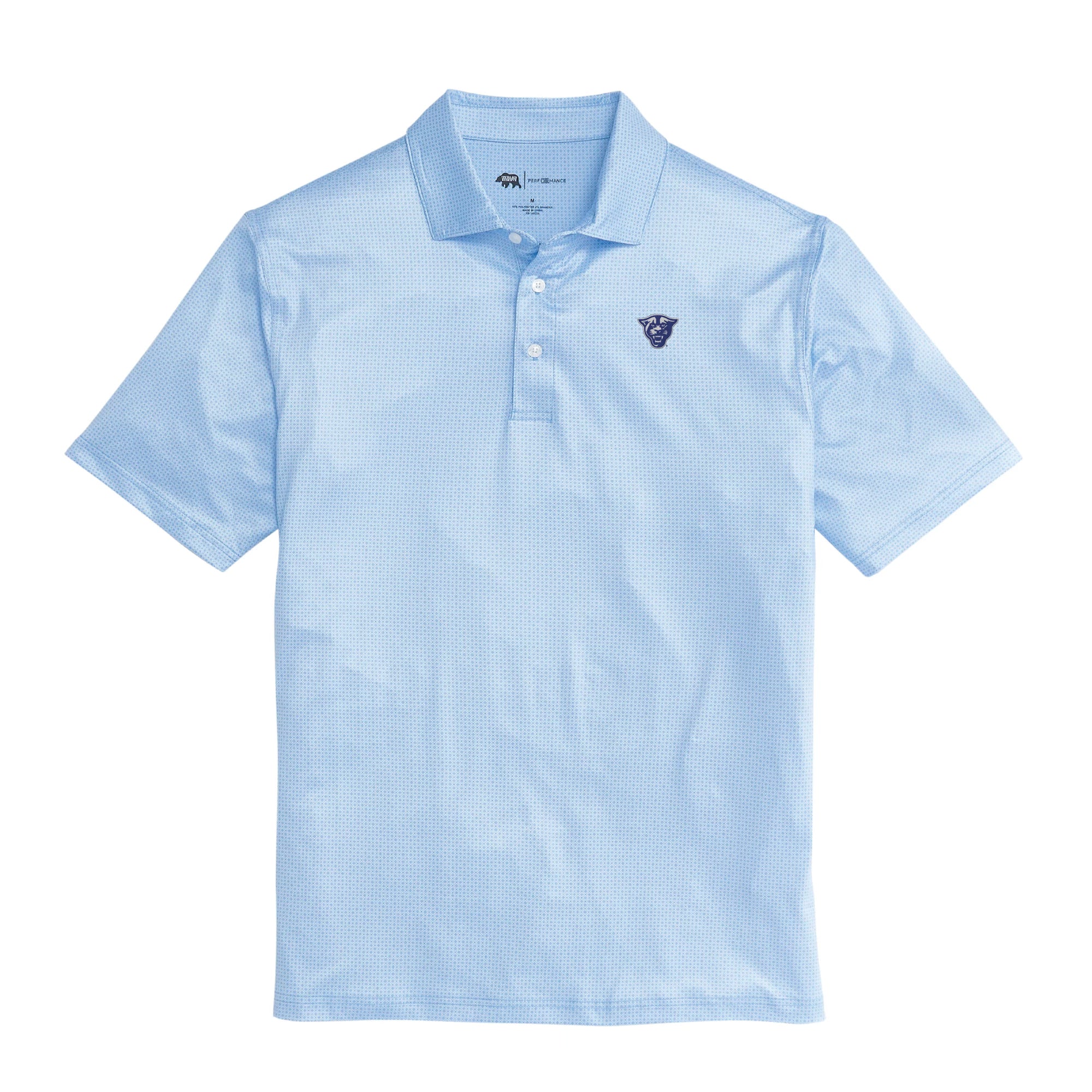 GA State Range Printed Performance Polo Shirt for Men - Moisture Wicking Golf & Casual Wear