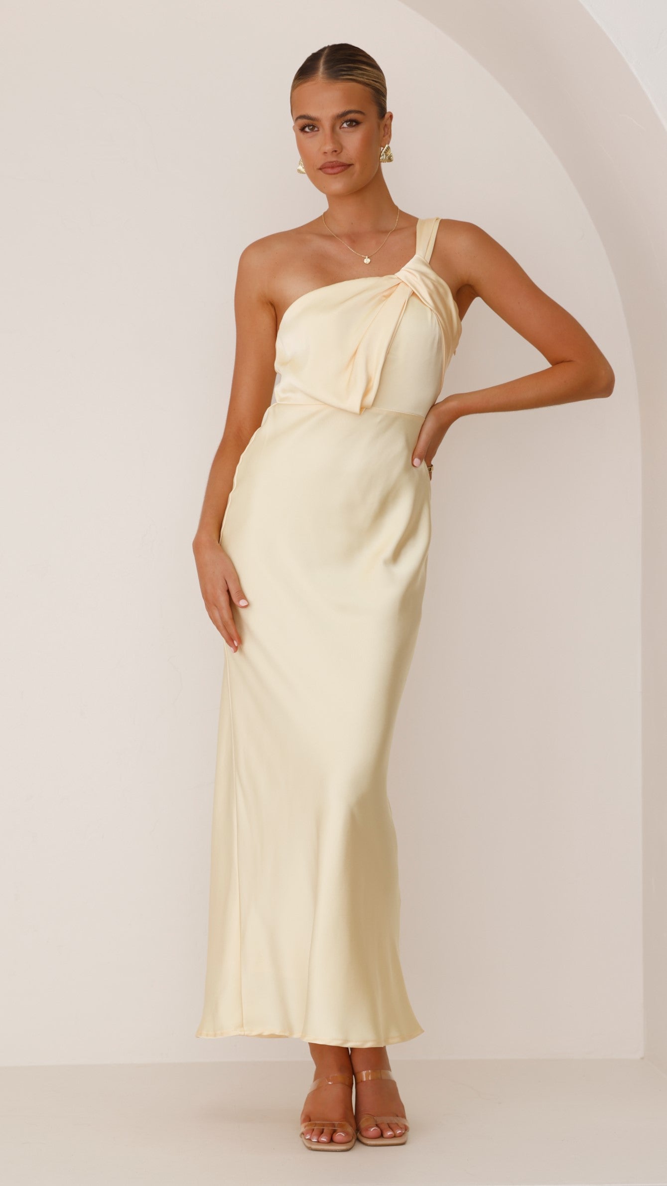Greta Maxi Dress for Women - Flowy Long Summer Dress in Yellow | Perfect for Beach, Vacation & Casual Outings
