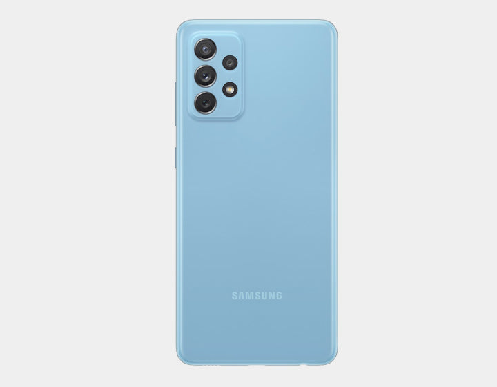 Samsung Galaxy A72 A725F DS 4G Smartphone - 128GB Storage, 8GB RAM, GSM Unlocked, Blue - Perfect for Travel, Business & Everyday Use