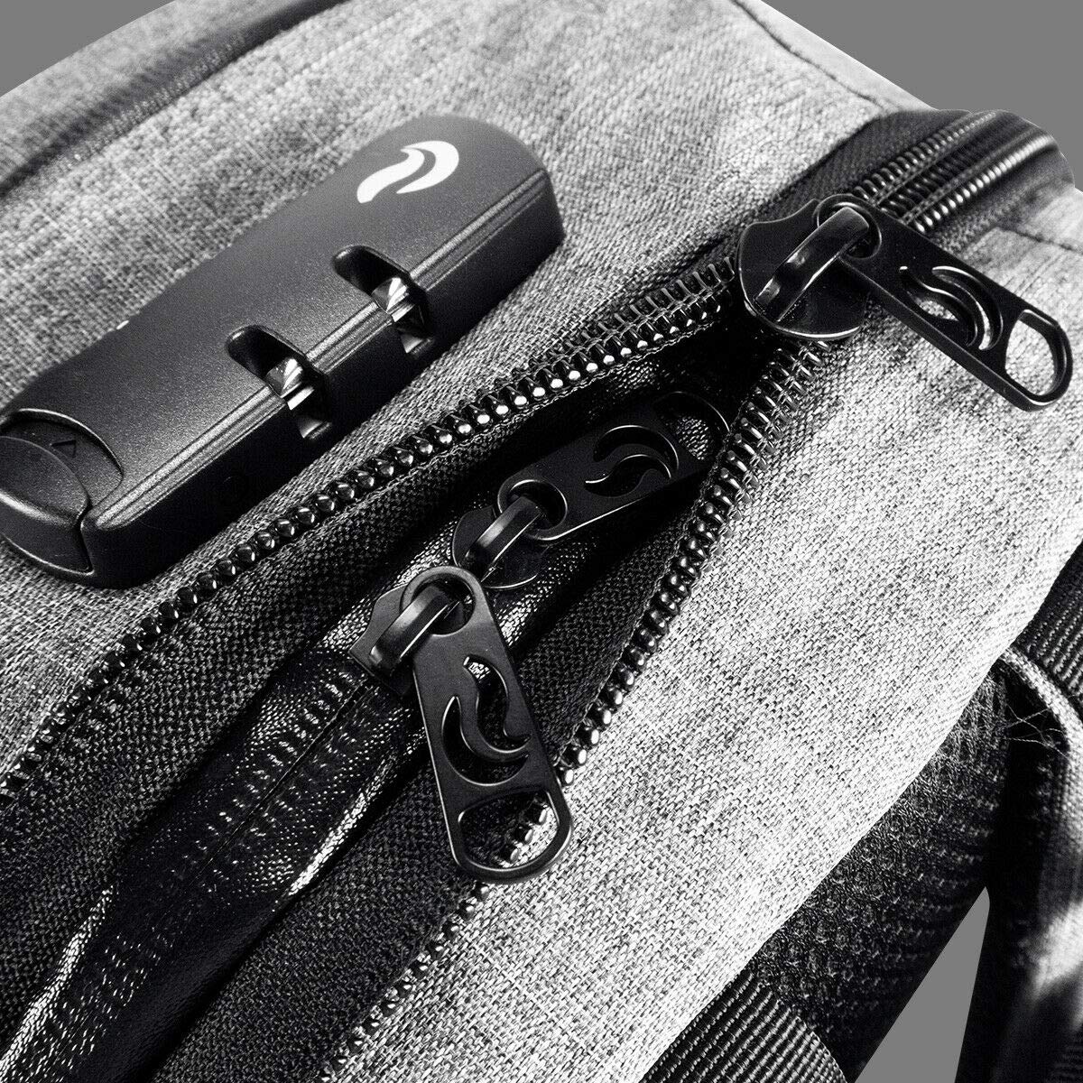 Skunk Nomad Smell Proof Waterproof Skate Backpack with Combination Lock - Durable & Secure for Skateboarding, Travel & Outdoor Adventures