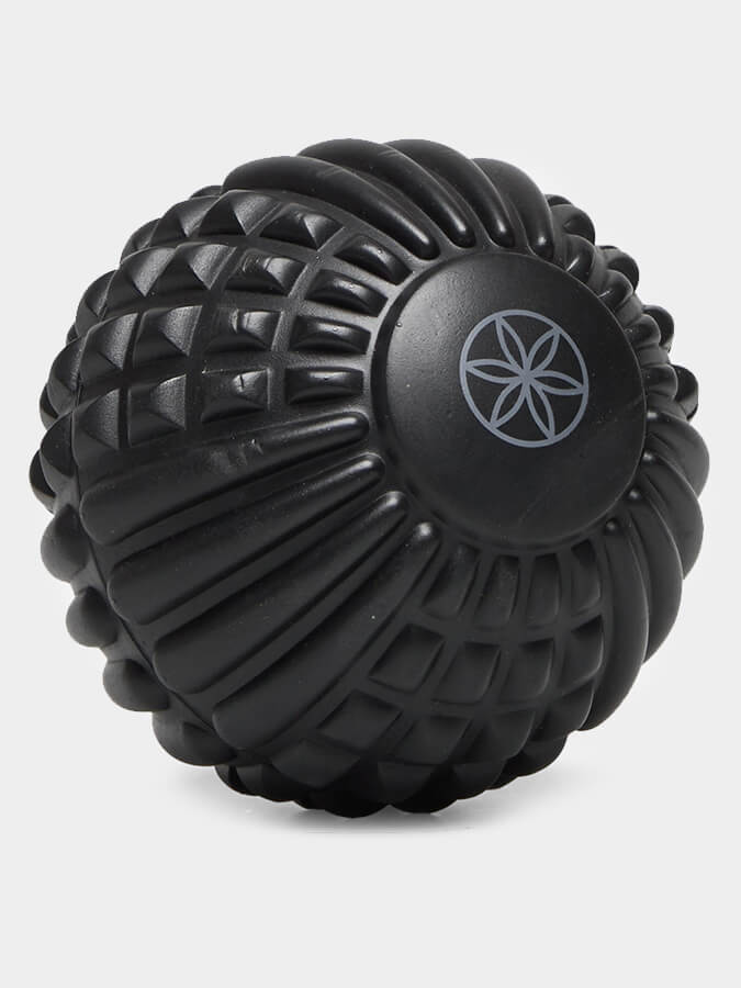 Gaiam 5 Inch Restore Foam Massage Ball for Muscle Recovery, Yoga & Fitness - Perfect for Back Pain Relief, Myofascial Release & Deep Tissue Massage