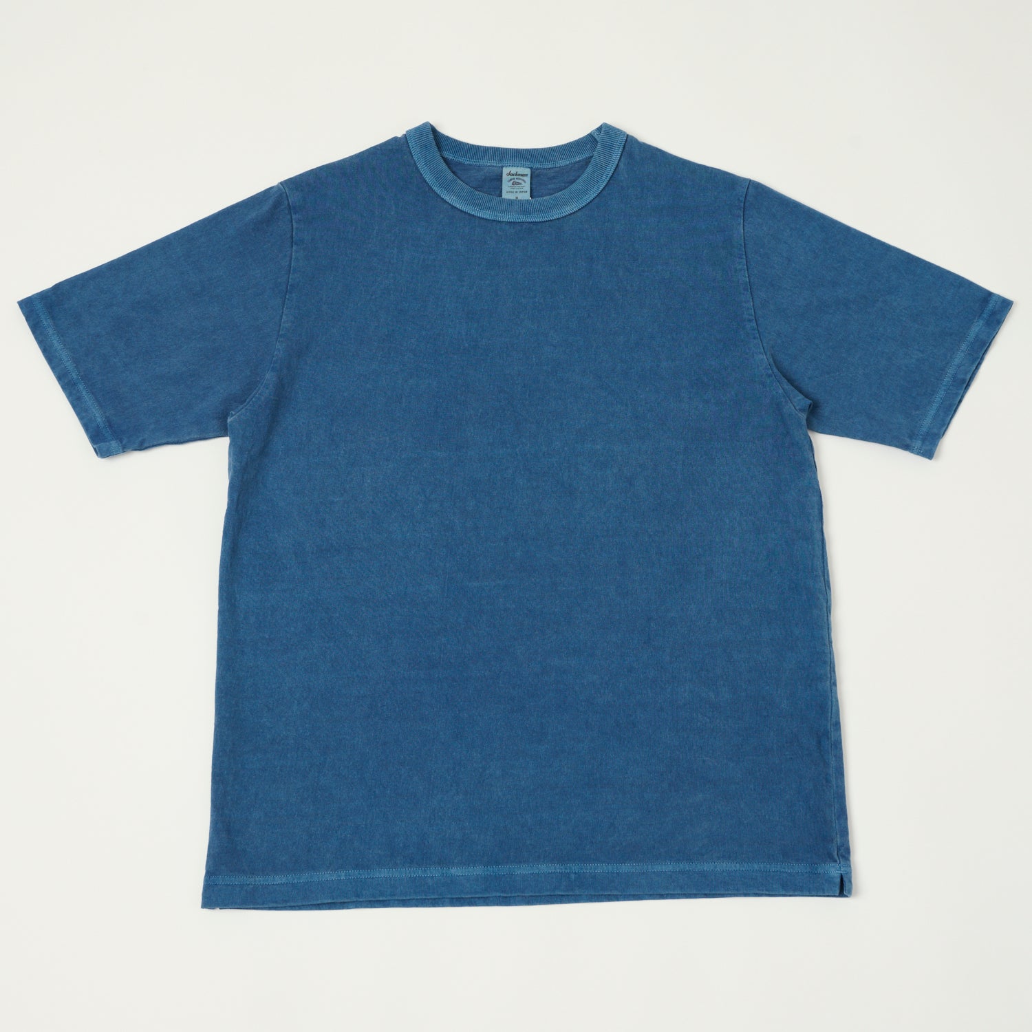 Jackman Lead Off Tee - Premium Cotton Men's T-Shirt in Fade Blue - Casual & Comfortable Everyday Wear for Work, Gym & Outdoors