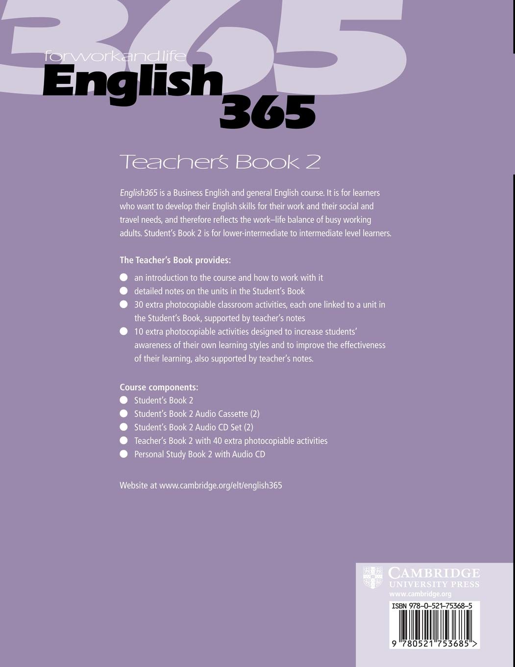 **English365 2 Teacher's Guide - Comprehensive ESL Teaching Resource for Classroom & Online Lessons**    *(Use Case: Perfect for ESL educators, language schools, and online tutors to enhance lesson planning and student engagement.)*
