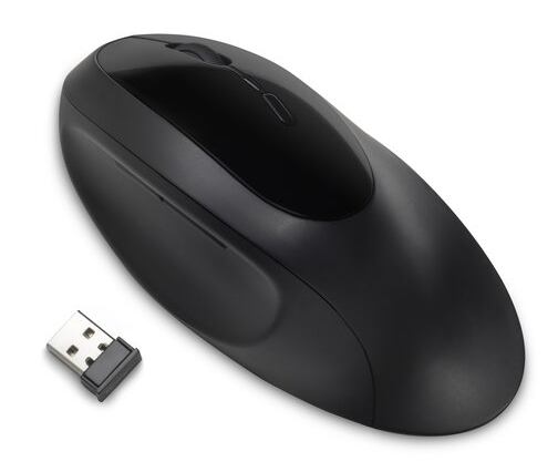 Kensington Pro Fit Ergo Dual Wireless Mouse - Comfortable Ergonomic Design for Office & Home Use, Reduce Wrist Strain During Long Work Sessions