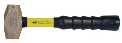NUPLA BRS1.5 1.5LB Brass Hammer with Standard Handle - 545-30-015 | Professional Woodworking & Metalworking Tool for Craftsmen and DIY Projects