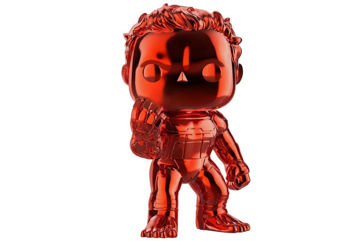 Funko POP! Marvel Avengers Endgame Hulk Exclusive Vinyl Figure #499 (Red Chrome) - Collectible Action Figure for Marvel Fans & Gift for Superhero Lovers