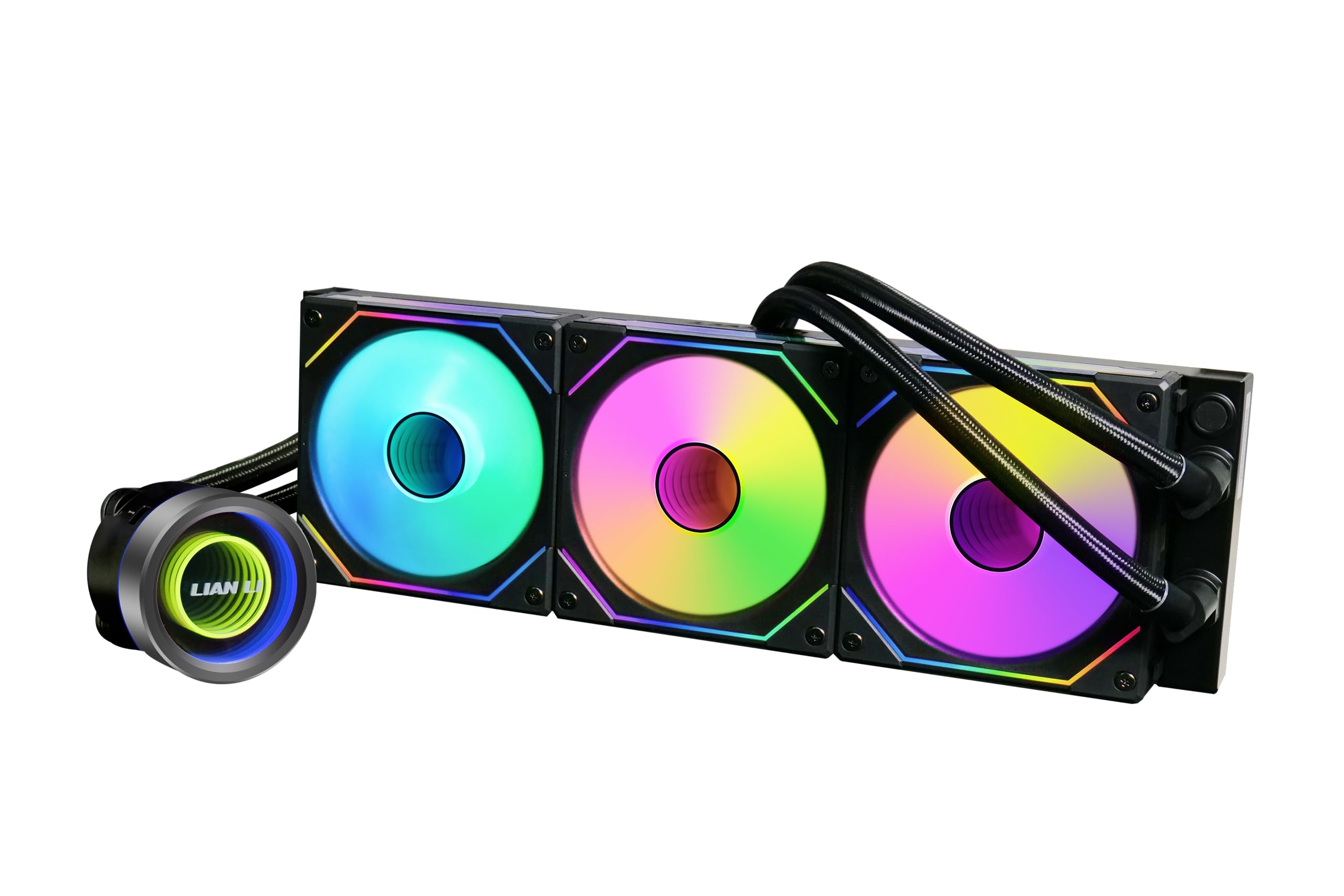 Lian Li Galahad II Trinity 360mm AIO Liquid CPU Cooler with Pre-Installed ARGB Daisy-Chain Fans - Compatible with Intel LGA 1700/1200/115X & AMD AM5/AM4 - High-Performance Cooling for Gaming PCs and Workstations (GA2T36INB.US)