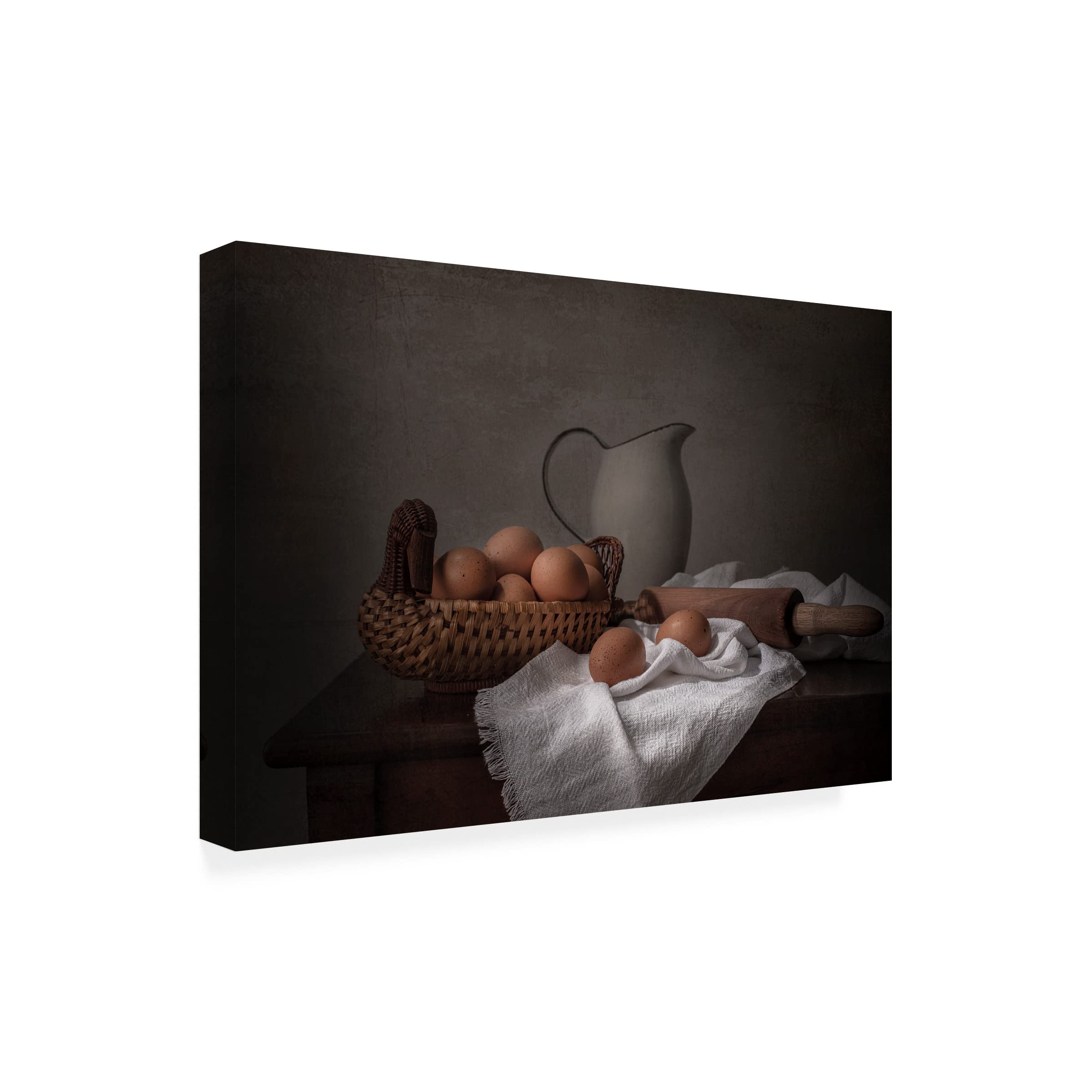 Trademark Fine Art 'Bread Day' Canvas Wall Art Print by Margareth Perfoncio - Perfect for Kitchen, Dining Room & Cafe Decor