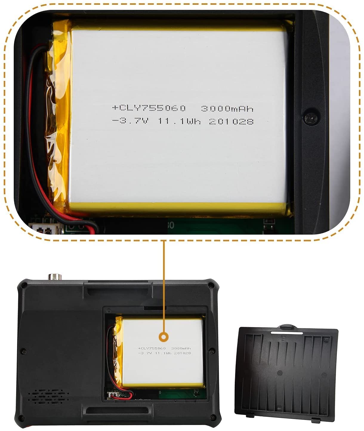 Upgraded Portable Wrist CCTV Tester with 5