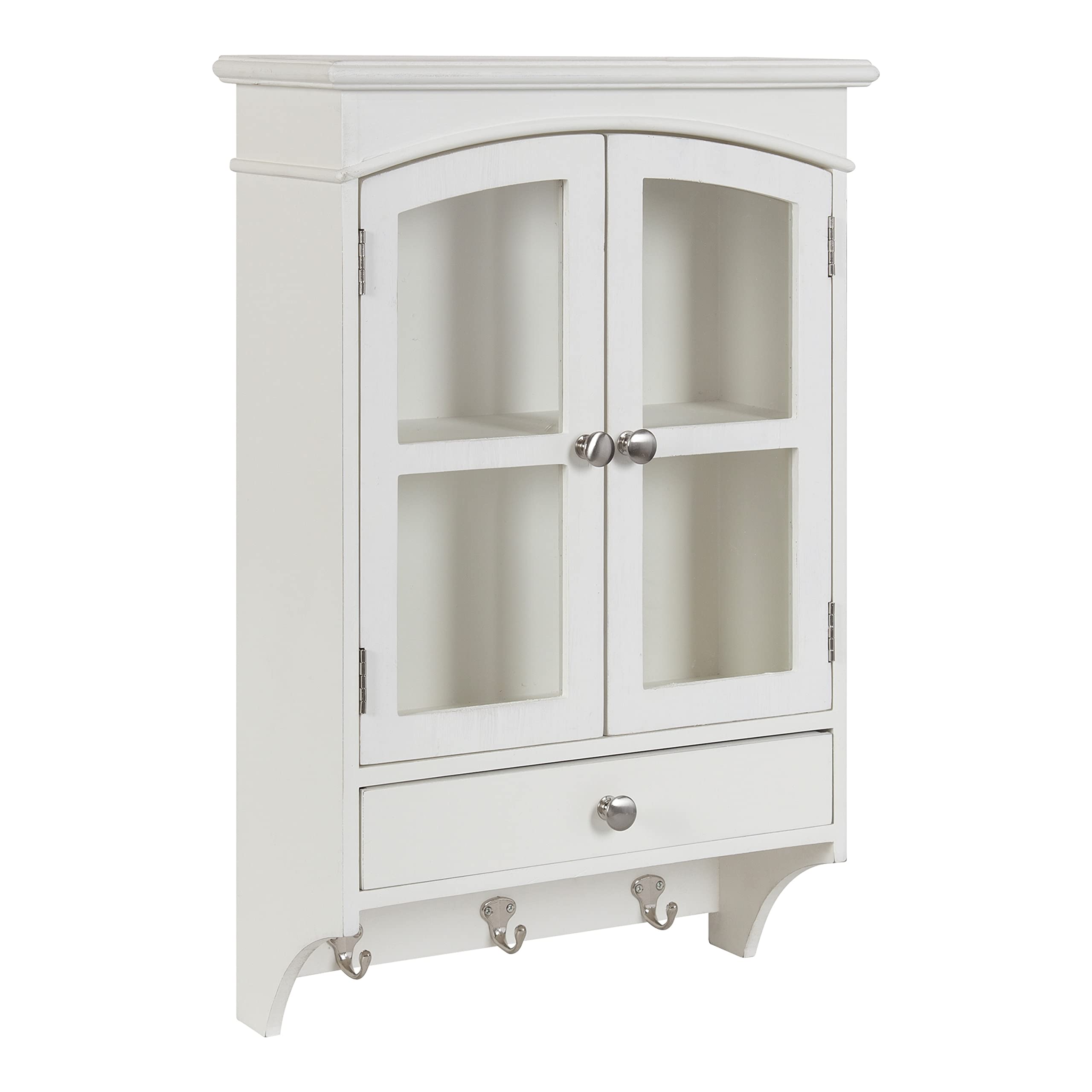 Kate and Laurel Highfield Decorative Wood Wall Cabinet - 18