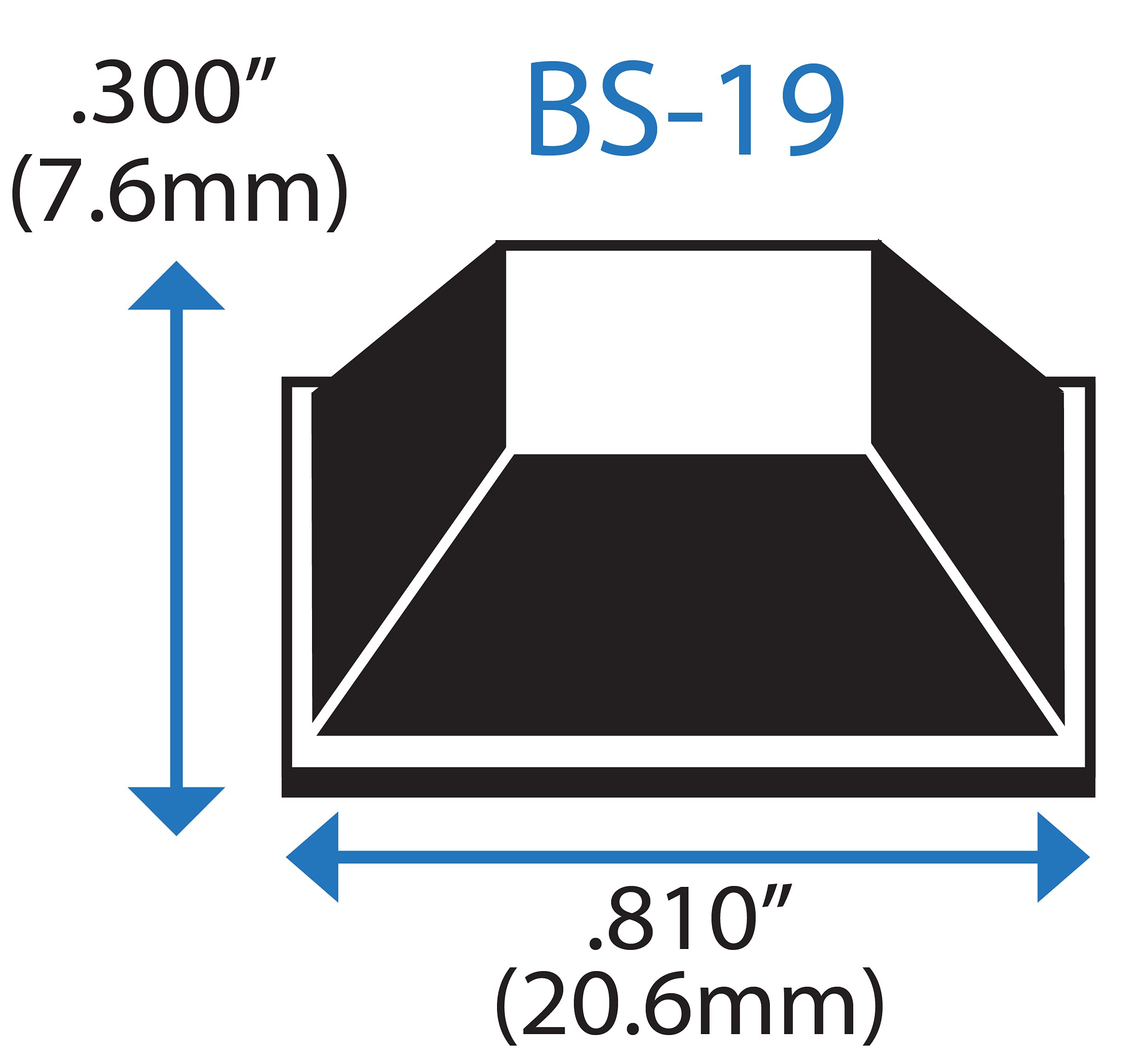 Self-Adhesive Square Rubber Bumper Pads for Furniture & Electronics - .810