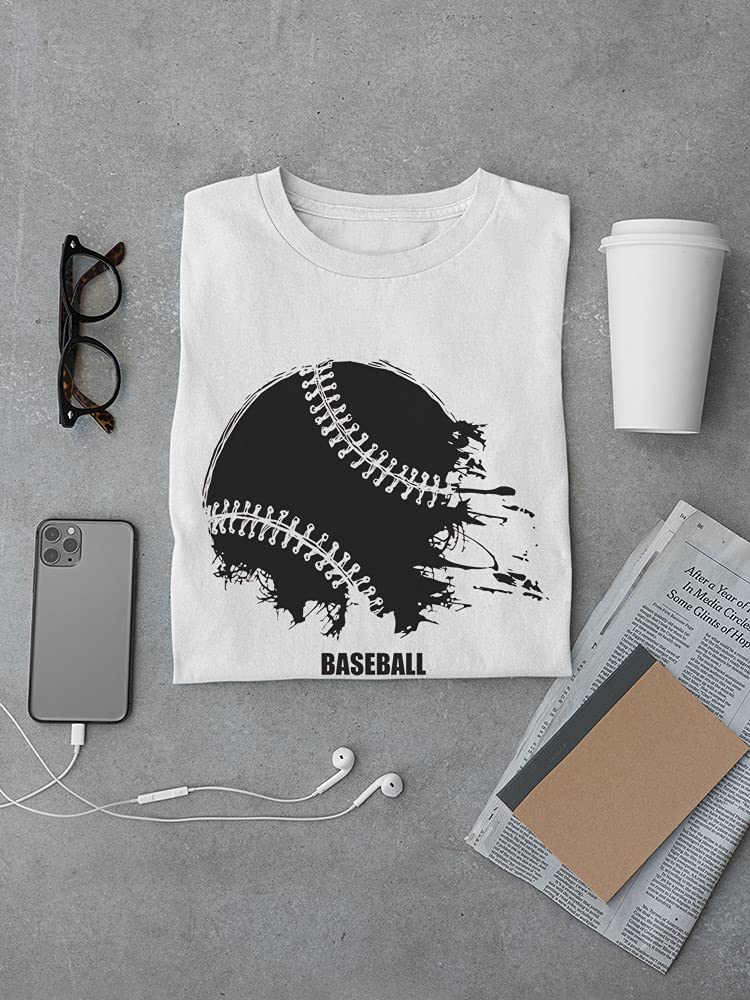 Smartprints Baseball Dripping Paint Graphic T-Shirt for Men - Trendy Streetwear & Casual Fashion Tee for Everyday Wear